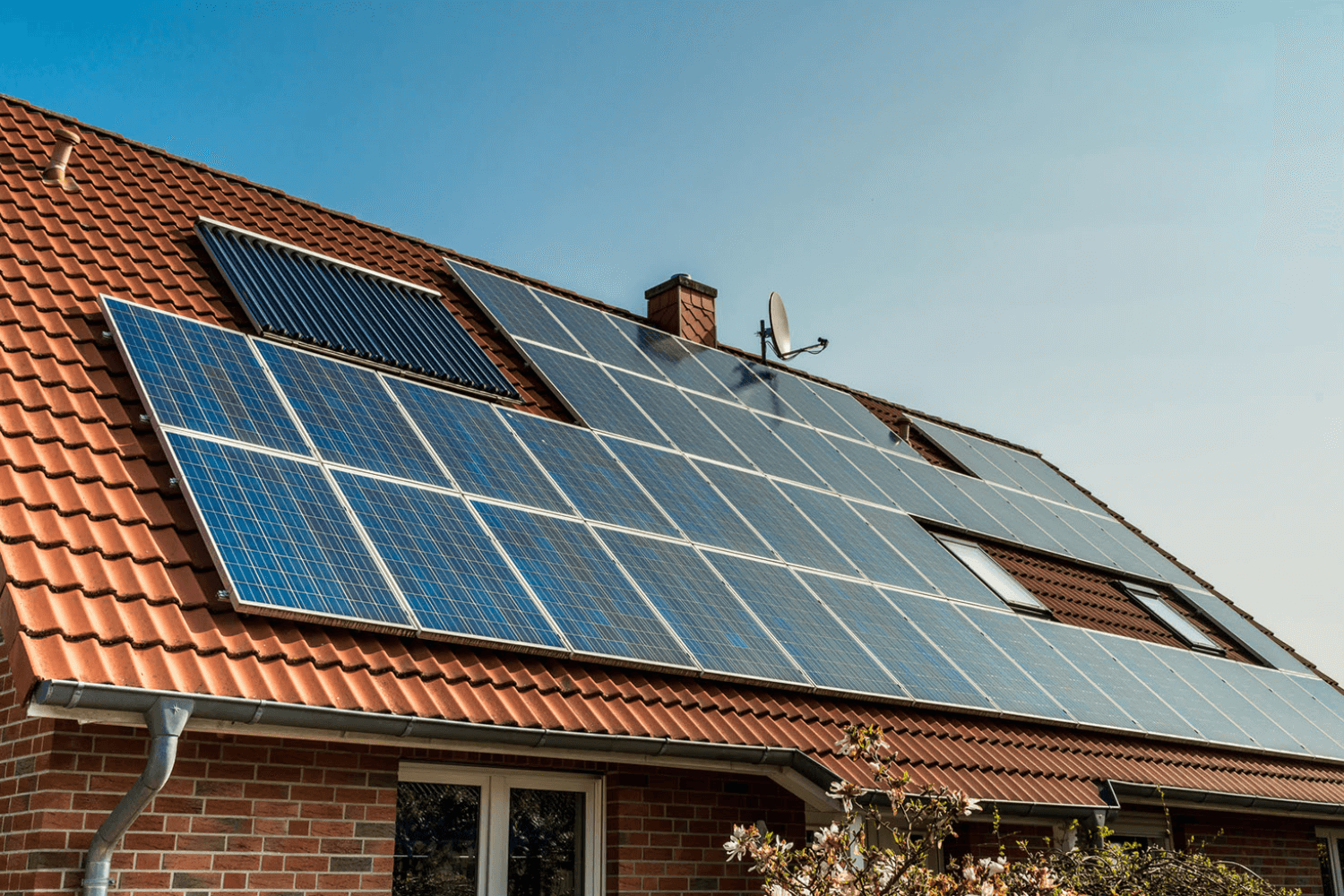 Southfield home with solar panel installation and energy efficiency upgrades