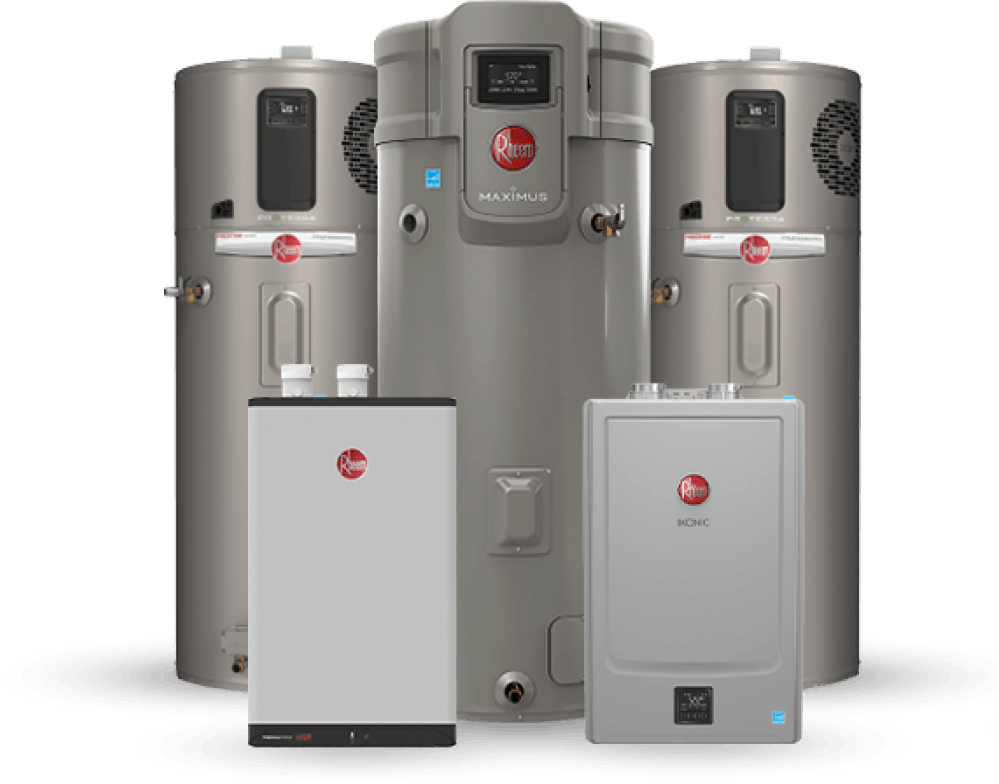 High-efficiency tank water heaters and tankless options for Michigan homeowners.