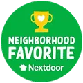 Neighborhood Favorite award badge for Michigan Smart Energy, recognized by Nextdoor.